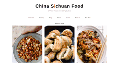 Desktop Screenshot of chinasichuanfood.com