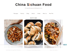Tablet Screenshot of chinasichuanfood.com